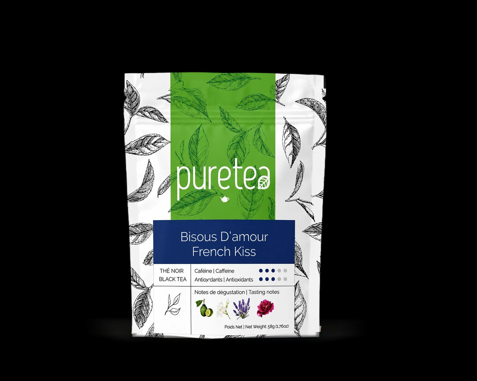 French Kiss, French-inspired black tea, jasmine, rose petals, lavender image 1