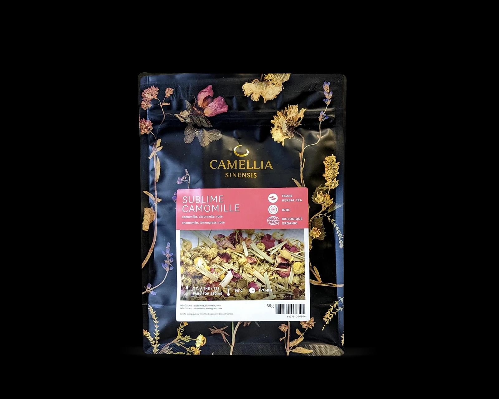 Tisane biologique – Camomille, rose et citronnelle image 1