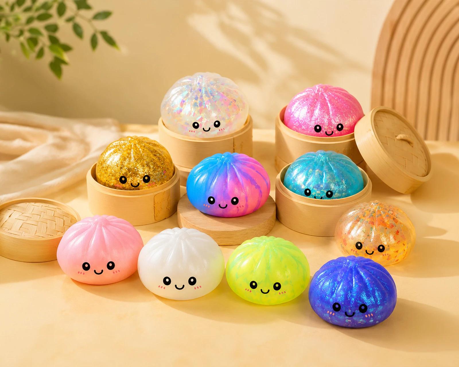 Mystery Dumpling Stress Ball, Sensory Squeeze Toy image 3