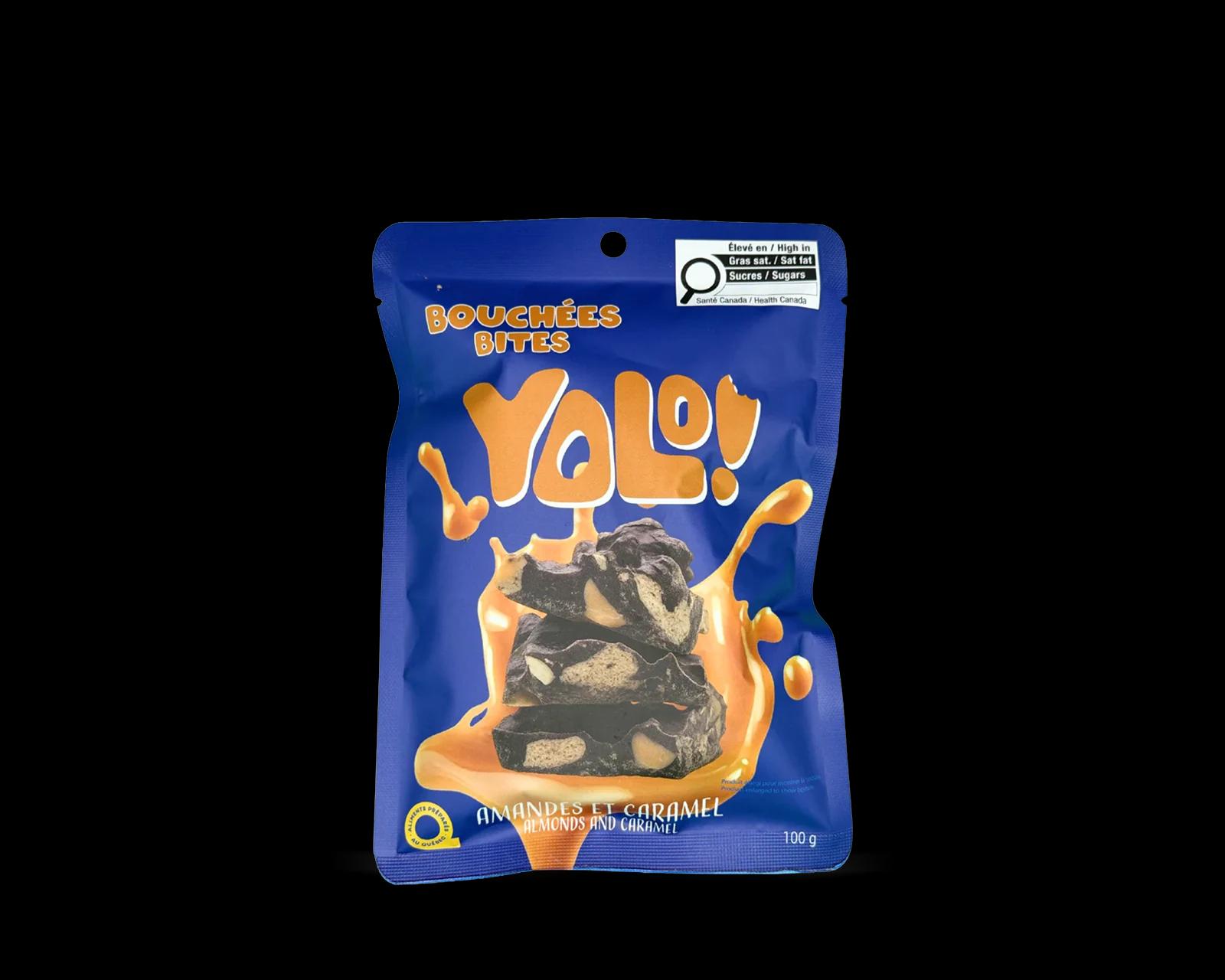 Bouchées de chocolat au lait, amandes et caramel image 1