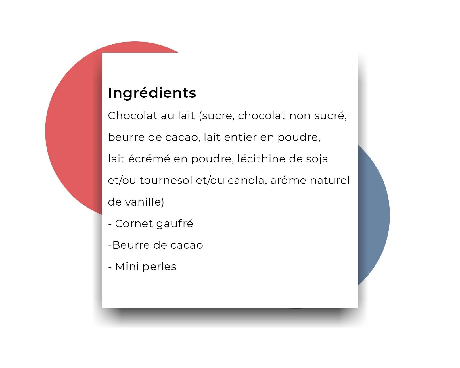 Barre de chocolat au lait - Cornet à la Fraise image 4